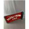 Image 2 : Vintage Double-Sided Metal "Drink Royal Crown Cola" Sign. Approx. 17.5" x 10.5"