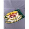 Image 2 : Vintage Double-Sided Metal "Golded Girl Cola" Sign. Approx. 19" x 13.5"