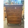 Image 1 : Very Nice Vintage 6 Drawer Dresser.NO SHIPPING. Approx. 45" H x 18.5" x 34"