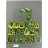 Image 2 : Various 1978 & 1979 Sticker Collector Cards In Binder Card Sheets