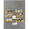 Image 1 : 6 RARE Early 1900's "Cowan's Chicken Cards" Collector Cards In Binder Card Sheets