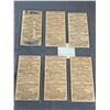 Image 2 : 6 RARE Early 1900's "Cowan's Chicken Cards" Collector Cards In Binder Card Sheets