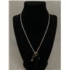 Image 1 : Sterling Silver Chain w/ 3 Genuine Carved Black Coral Pendants