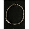 Image 2 : Vintage Sterling Silver w/ One Pearl + 2 Turqouise Beads Bracelet Marked 925 Italy