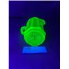 Image 2 : Vintage Uranium Glass Creamer. Approx. 3.5"H