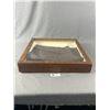 Image 2 : Vintage Wood Table Top Display Case w/ Removable Top. Approx. 18" x 7.75"