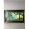 Image 2 : Vintage Maxfield Parrish "Daybreak" Print In Reframed In Ornate  24" x 36" Wood Frame & Original 21.