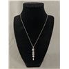 Image 1 : 925 Sterling Silver Pendant w/ Chain Necklace