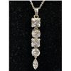 Image 2 : 925 Sterling Silver Pendant w/ Chain Necklace