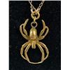Image 2 : Vintage Spider Pendant w/ Chain Necklace