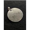 Image 1 : Vintage Sterling Silver Hebrew Writing Pendant Marked 925