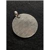 Image 2 : Vintage Sterling Silver Hebrew Writing Pendant Marked 925