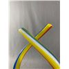 Image 2 : Beautiful Murano Hand Blown Contemporary Glass Sculpture "Two Become One" 12" tall