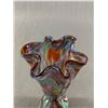 Image 2 : Very Nice Hand Blown Multicolour Vase - 7" Tall