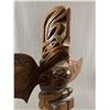 Image 2 : First Nations Wood Carved "Thunderbird Warrior" Vancouver BC Signed Approx 13 1/2"