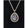 Image 2 : Vintage Swarovski Pendant w/ Chain Necklace Hall Marked
