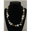 Image 1 : Genuine Pearls and Genuine Gem Beads Necklace Very Unique