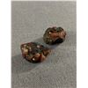 Image 2 : Genuine Natural Red Ruby Specimen's In Displayer. Retails $1100.00