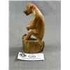 Image 2 : Very Old Hand Carved Wood Baboon Ornament Rare