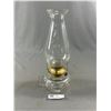 Image 2 : 2 Antique Glass Oil Finger Lamps.  Approx. 12"H  & English Made  9.5" H