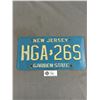 Image 1 : Vintage New Jersey "Garden State" License Plate