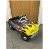 Image 1 : Metal Instep Child's Pedal Car w/ Cool Racing Flames.NO SHIPPING Approx. 35"L x 13"H