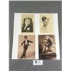 Image 1 : Vintage Photos Of Movie Stars,Shirley Temple, Fred Astair etc. Some Autographed Double-sided In Scra