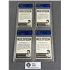 Image 2 : 4- 1978 Donruss Elvis Presley Cards All Graded PSA NM-MT- 8 In Hard Cases