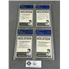 Image 2 : 4- 1978 Donruss Elvis Presley Cards All Graded PSA NM-MT- 8 In Hard Cases