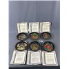 Image 1 : 6 Beautiful Vintage 7.75" Russian Collector Plates Inspired By The Poetry Of Alexander Pushkin w/C.O