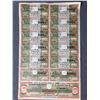 Image 2 : Germany 1922 War Bond Coupons With 10 German Banknotes