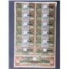 Image 2 : Germany 1922 War Bond Coupons With 10 German Banknotes