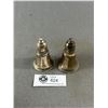 Image 2 : Pair of Marked Sterling Silver Salt & Pepper Shakers
