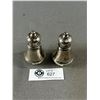 Image 2 : Nice Pair of Marked Sterling Silver Salt & Pepper Shakers