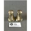 Image 2 : Beautiful Pair of Marked Sterling Silver Salt & Pepper Shakers