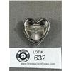 Image 2 : Gorgeous Silvertone Rhinestone Heart Pin Marked Coro