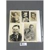 Image 2 : 9 Celebrity Photos, Some Autographed Gary Cooper, William Holden Etc. In Page Sleeves