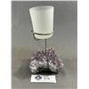 Image 2 : Amethyst Candle Holder. Retails $480