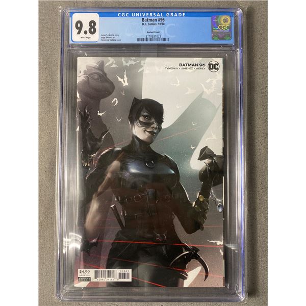 CGC Graded 9.8 DC Batman #96 Comic In Hard Case, In Bag