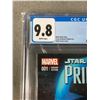 Image 2 : CGC Graded 9.8 Marvel Comics Star Wars Princess Leia #1 Comic In Hard Case, In Bag