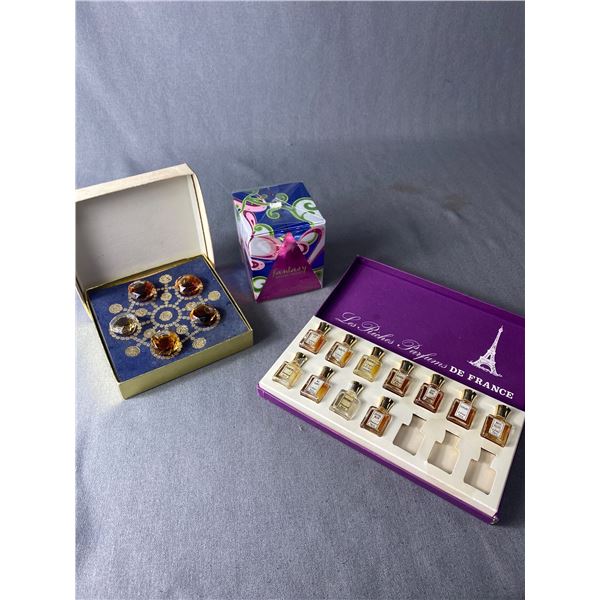 Perfume Lot. Paris Miniature Parfumes, Avon Miniatures and Britney Spears. Unopened.