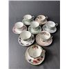 Image 1 : Lot of 8 Bone China Tea Cups, Royal Albert, Royal Adderly, Queen Anne Ect