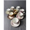 Image 1 : Lot of 8 Bone China Tea Cups, Royal Vale, Queen Anne, Ect