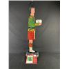 Image 1 : 36" Tall Folk Art Frontenac Beer Ashtray with Scottish Calendar/Note Pad