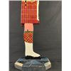 Image 2 : 36" Tall Folk Art Frontenac Beer Ashtray with Scottish Calendar/Note Pad