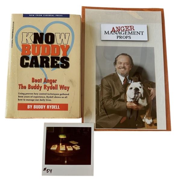 Anger Management (2003) - Jack Nicholson Book, Hero book Photo and Continuity Photo