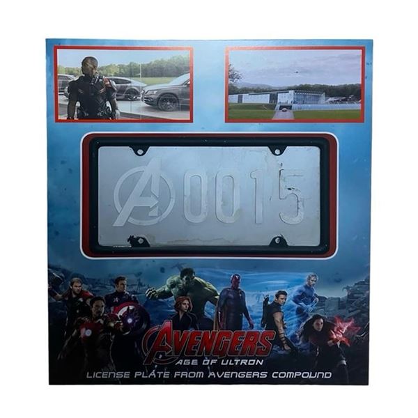 Avengers: Age of Ultron (2015) - Headquarters (HQ) Compound License Plate