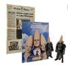 Image 1 : Coneheads (1993) - Prop Newspaper and Toy Action Figures