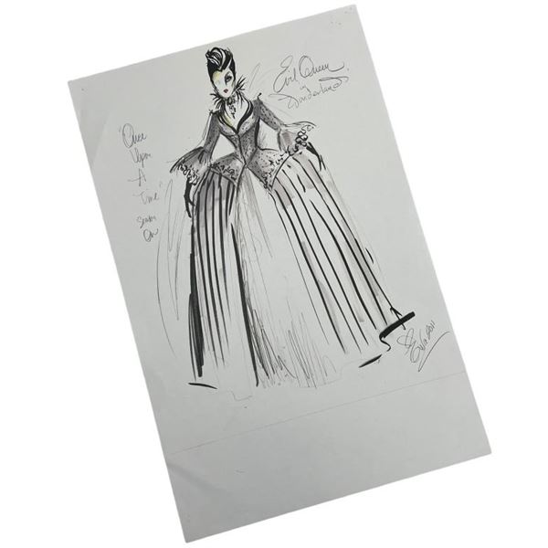 Once Upon a Time in Wonderland (2013-2014) - Evil Queen Costume Design