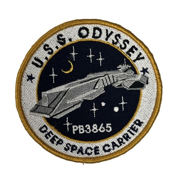 Stargate SG-1 (1997-2007) - Hero Screen Used Stargate U.S.S. Odyssey Embroidered Patch